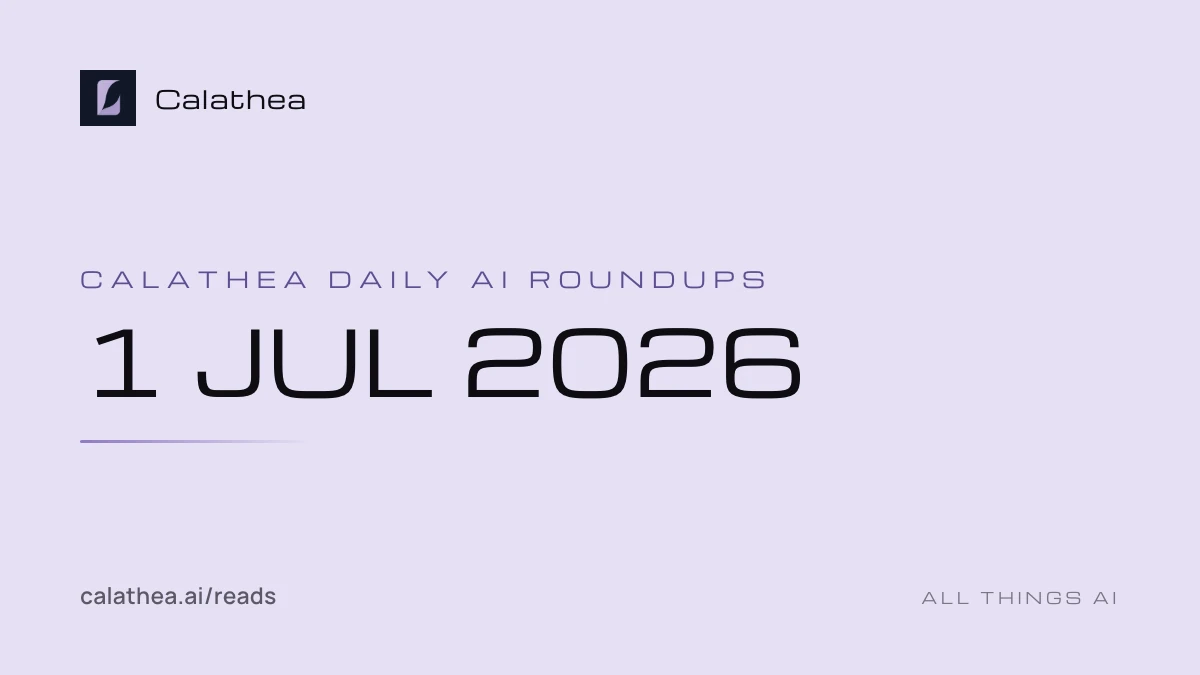 Daily AI Roundups, 1 July 2026 cover