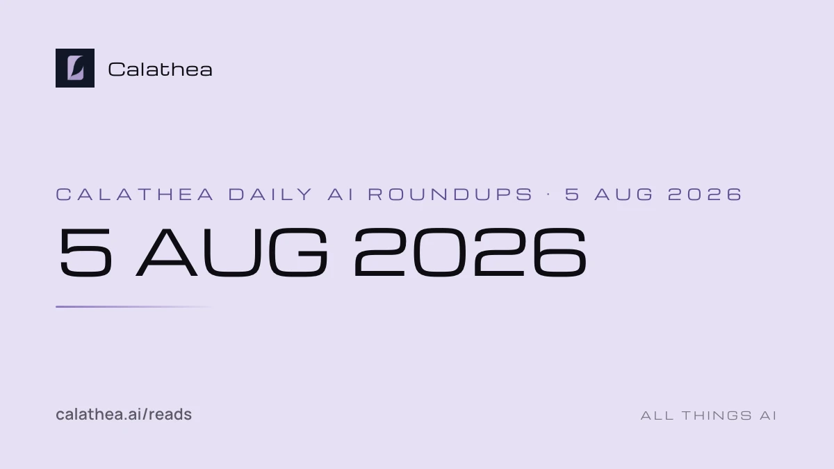 Daily AI Roundups, 5 August 2026 cover