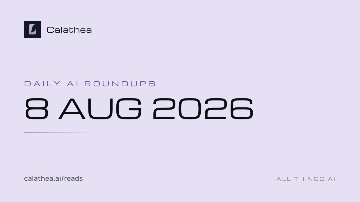 Daily AI Roundups, 8 August 2026 cover