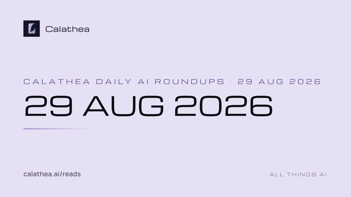 Daily AI Roundups, 29 August 2026 cover