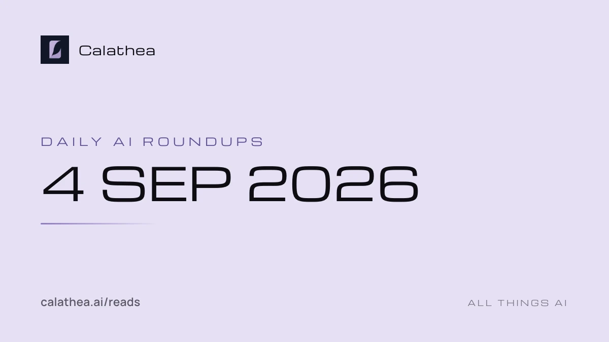Daily AI Roundups, 4 September 2026 cover