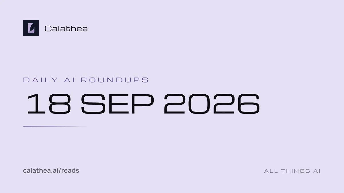 Daily AI Roundups, 18 September 2026 cover