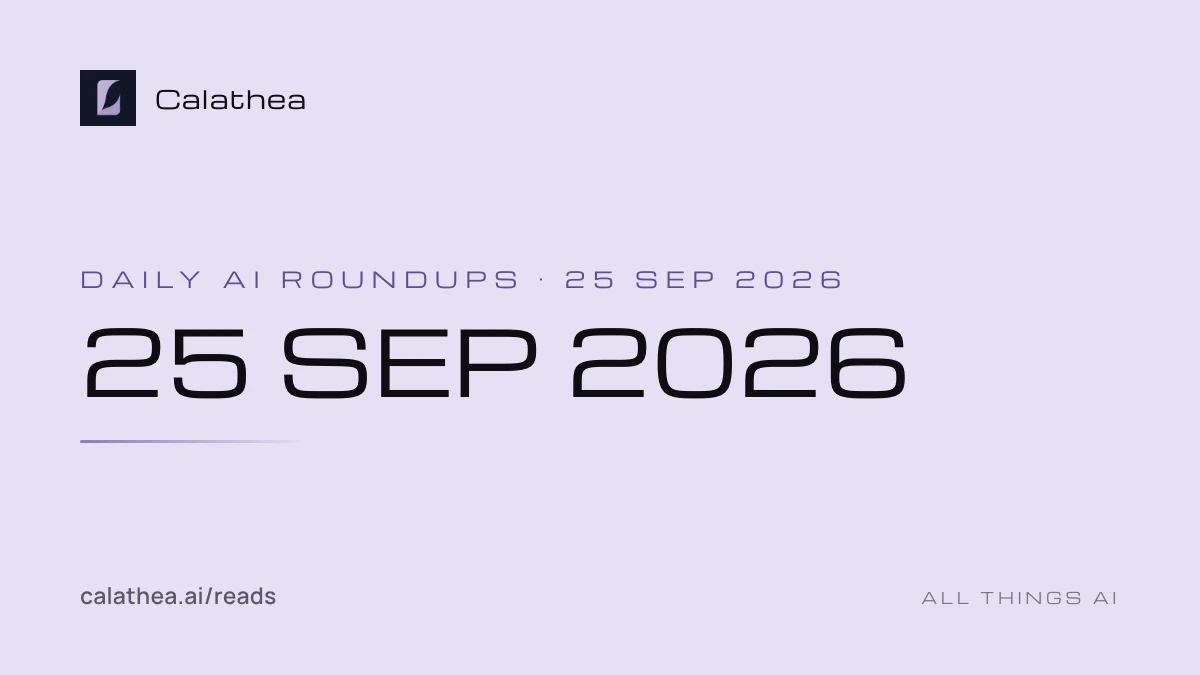 Daily AI Roundups, 25 September 2026 cover