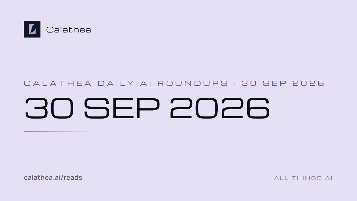 Daily AI Roundups, 30 September 2026 cover