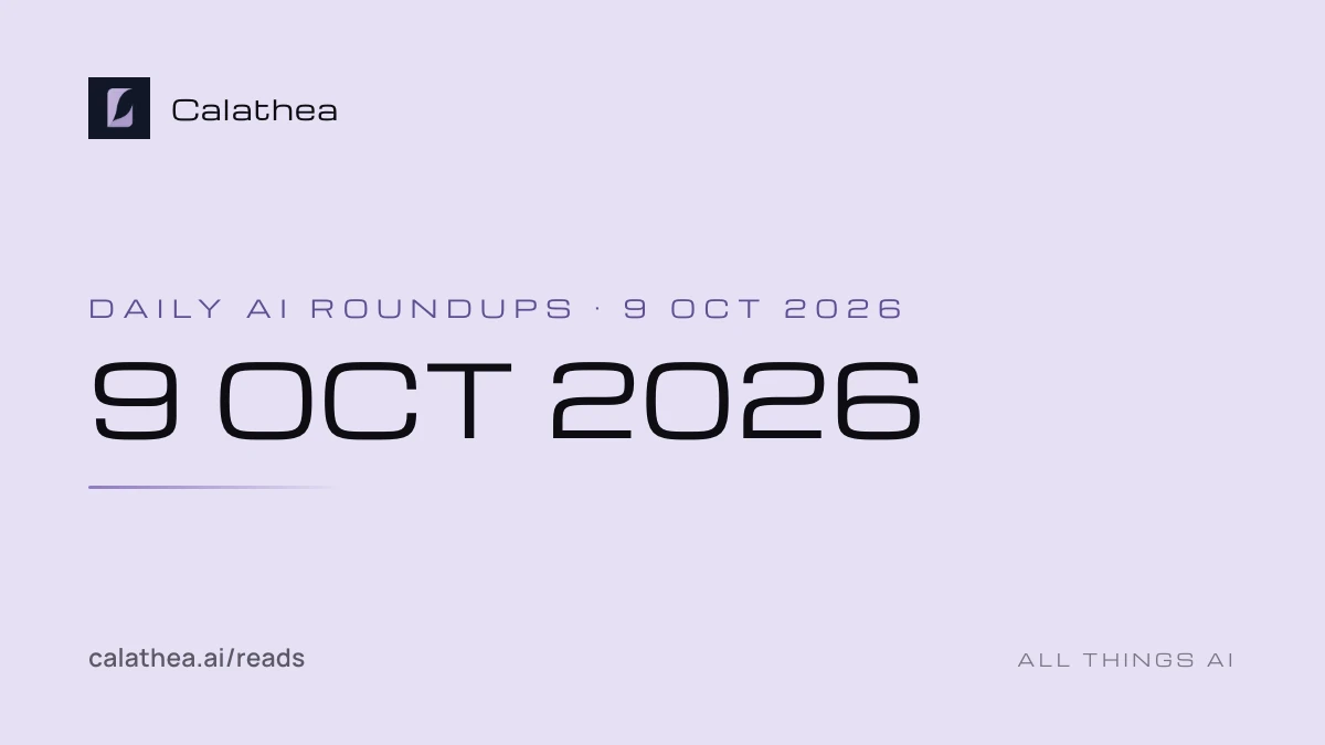 Daily AI Roundups, 9 October 2026 cover